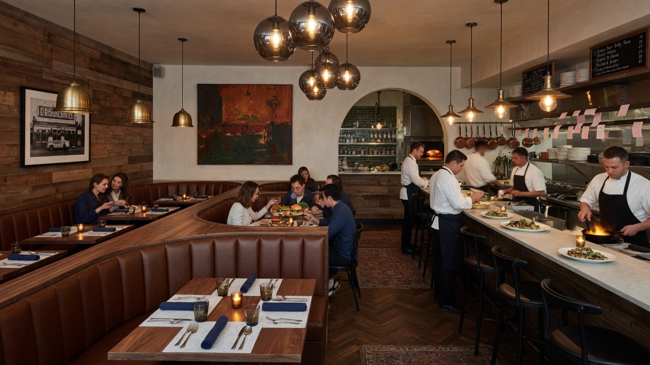 Restaurant interior concept